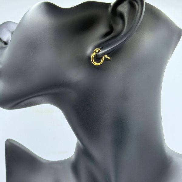 Mini Gold Hoop Earrings (10mm)