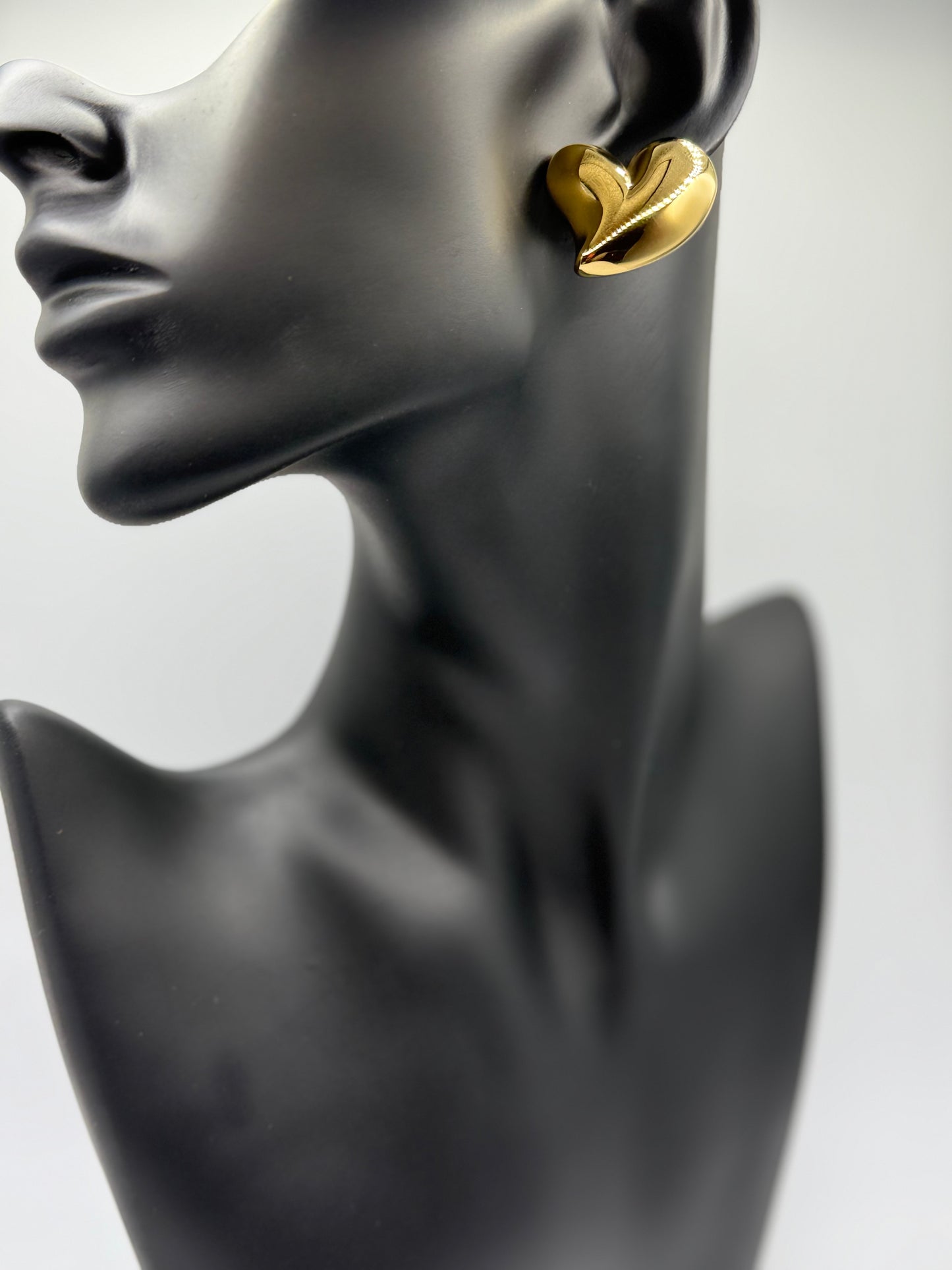 Gilded Heart Earrings