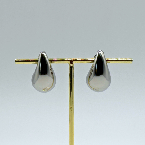 Luna Drop Earrings – Silver