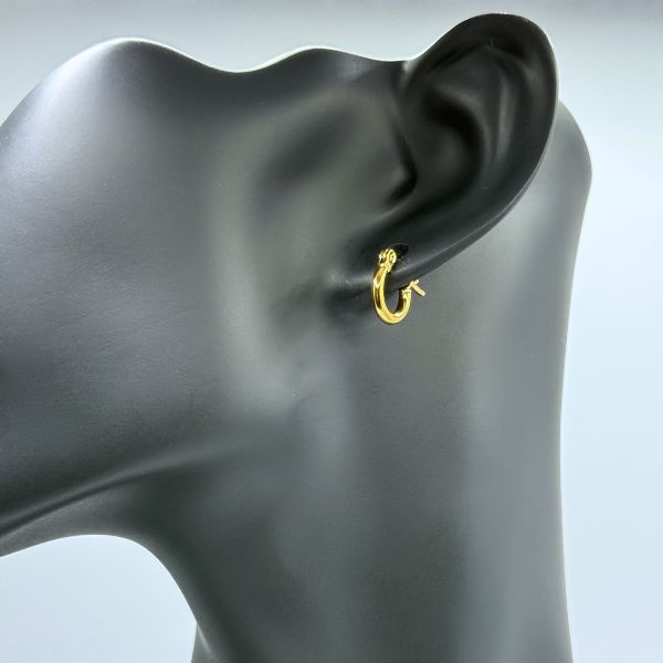 Mini Gold Hoop Earrings (10mm)