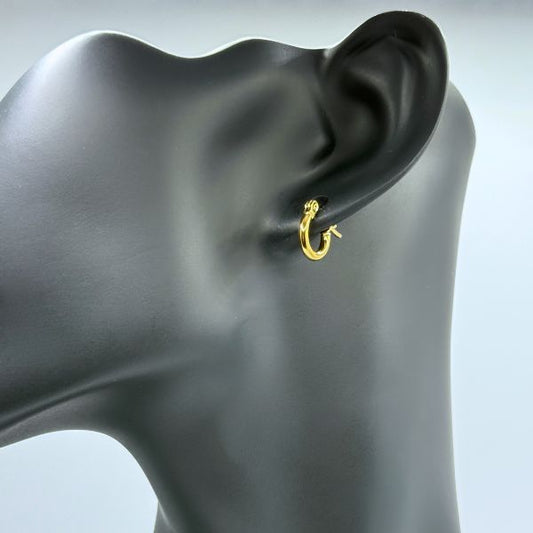 Mini Gold Hoop Earrings (10mm)