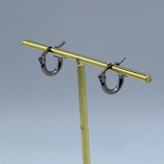 Mini Silver Hoop Earrings (10mm)
