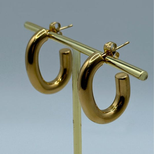 Soft Statement Studs- Gold