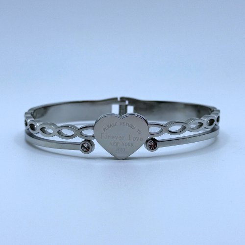 Forever Linked Bangle Silver