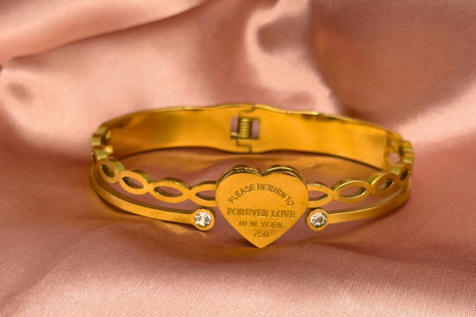 Forever Linked Bangle Gold