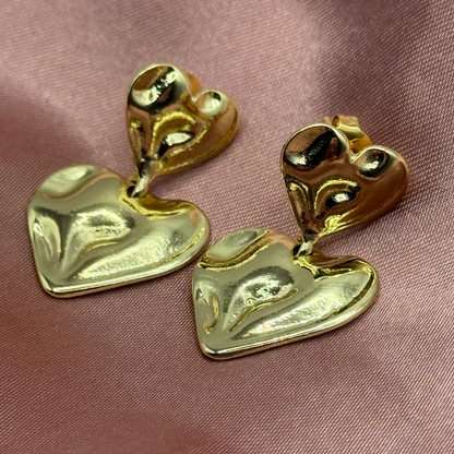 Molten Heart Earrings
