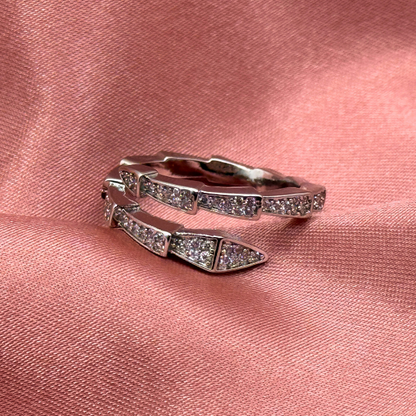 Chisel Spark Ring – Silver