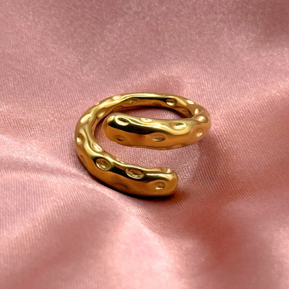 Molten Gold Ring