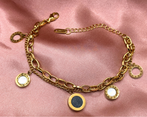 Luna Charm Layered Bracelet