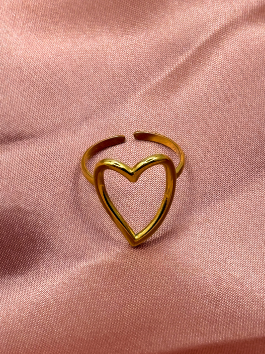 Minimalist Heart Ring