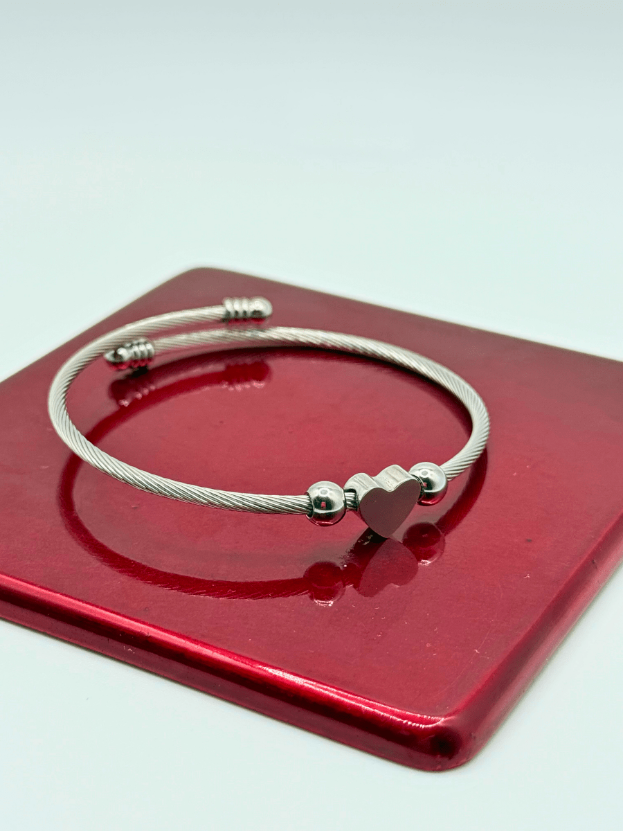 Eternal Twist Bangle Silver
