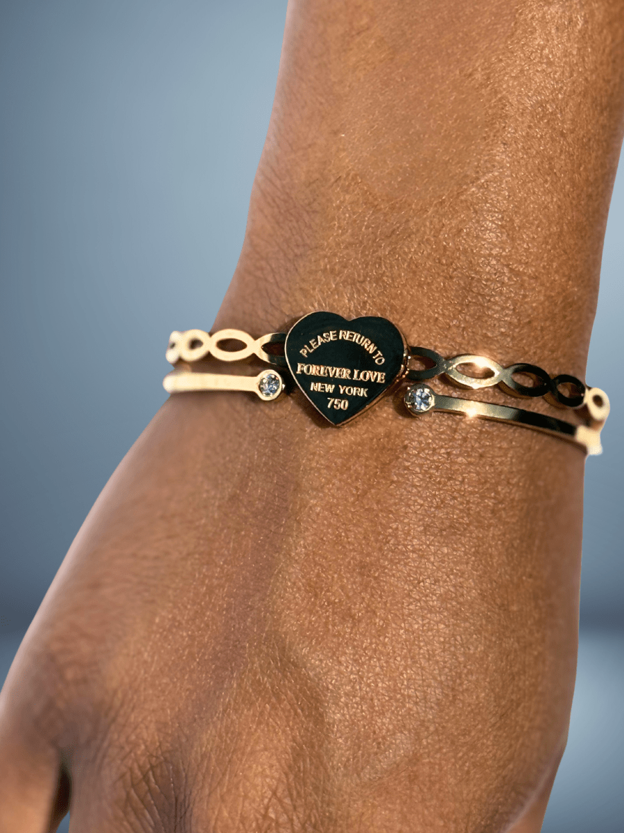 Forever Linked Bangle Gold