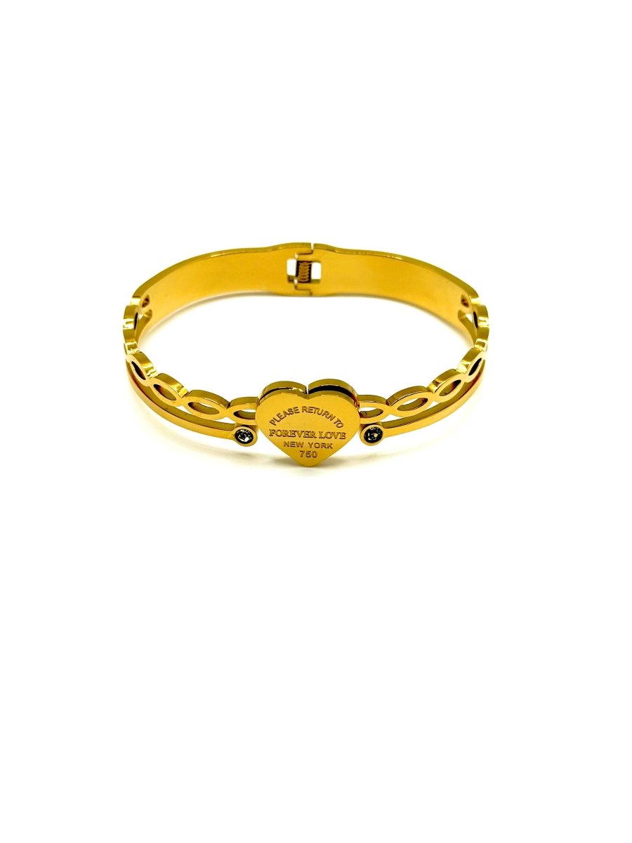 Forever Linked Bangle Gold