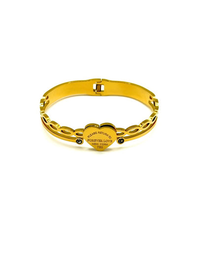 Forever Linked Bangle Gold