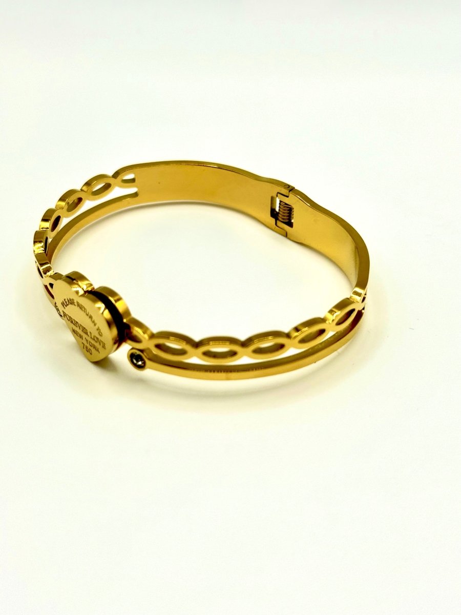 Forever Linked Bangle Gold