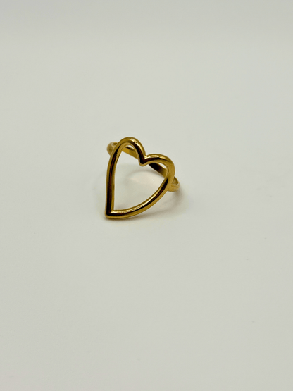 Minimalist Heart Ring