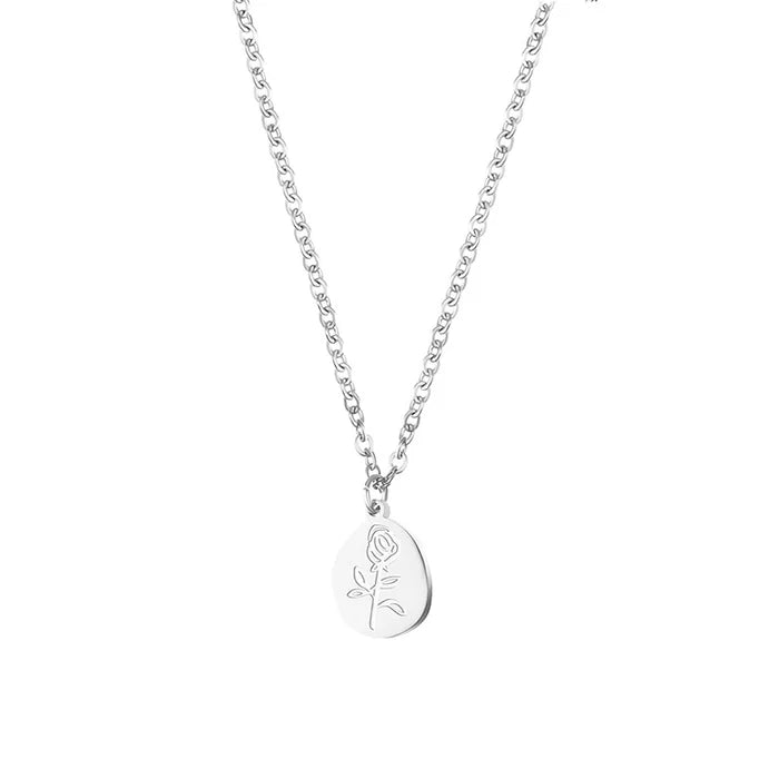 Rosalina Necklace- Silver