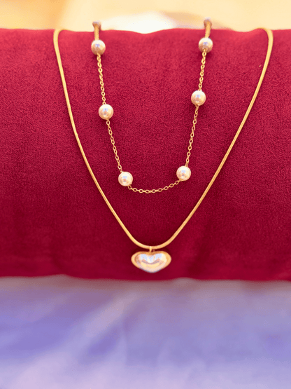 Timeless Layered Pearl Necklace